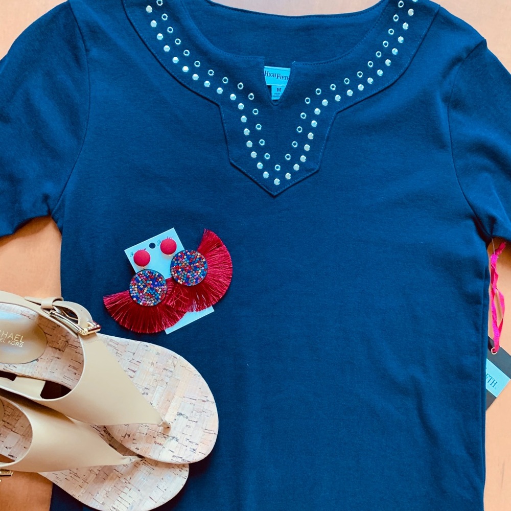 Top and Earrings new